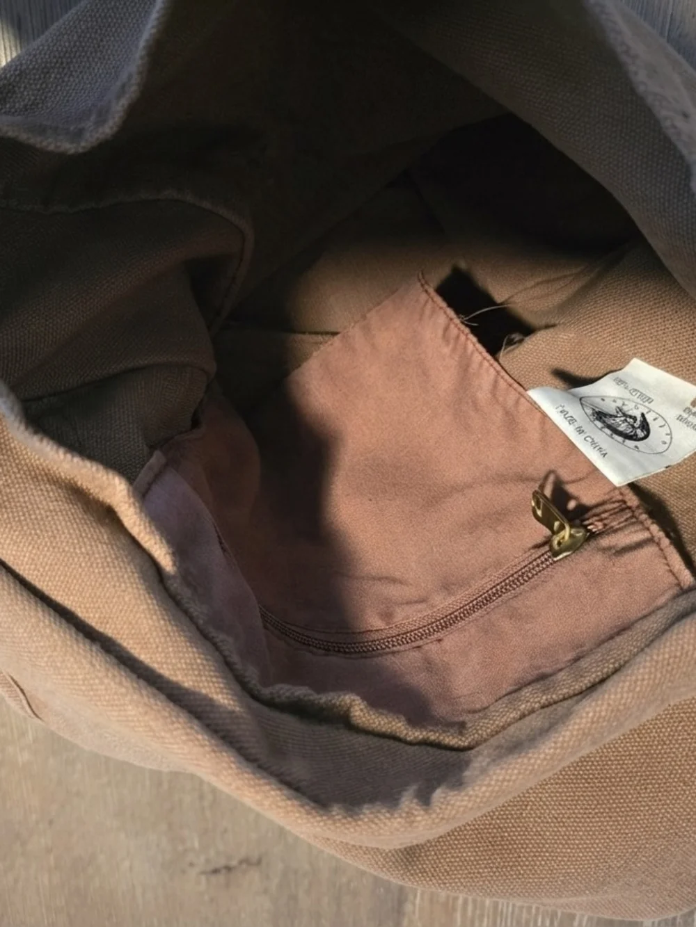 Catholic Original Brown Canvas Messenger Bag